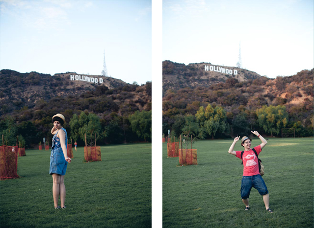 Hollywood sign - the cat, you and us