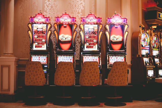 Slot machines of Las Vegas - The cat, you and us