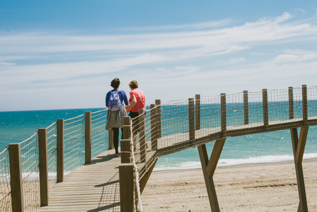 Beach skywalk - The cat, you and us