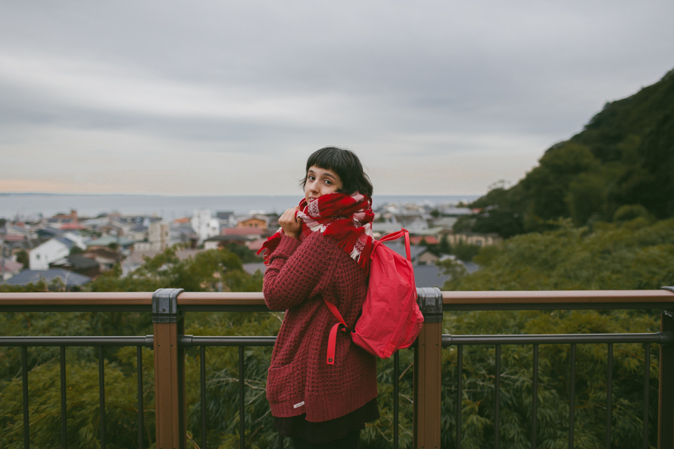 Hase Dera Kamakura views - The cat, you and us