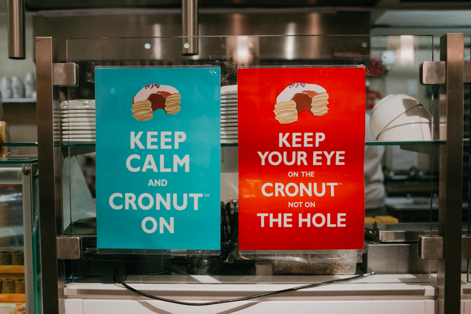 Keep calm and cronut on - The cat, you and us