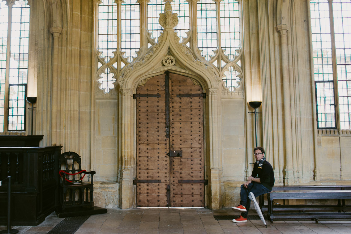 Bodleian Library Divinity School - The cat, you and us