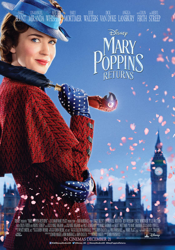 Mary Poppins returns poster - The cat, you and us
