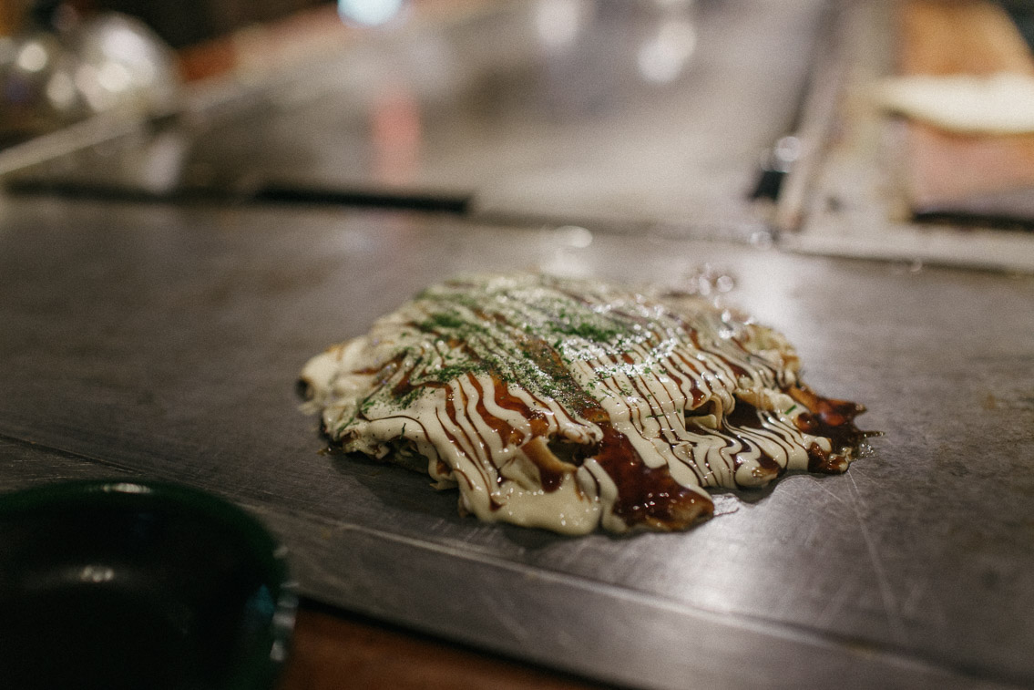 Osaka Okonomiyaki Fukutaro - The cat, you and us